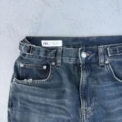 ZARA ハイウエスト ストレートデニム
