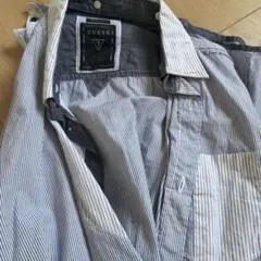 GUESS ストライプ柄 長袖シャツ メンズのサムネイル