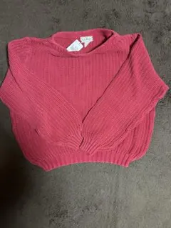 L.L.Bean ピンク 長袖ニットセーター M