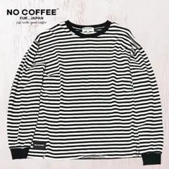 NO COFFEE ボーダー 長袖カットソー XLのサムネイル