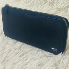 ポーター カレント 長財布 L字ファスナー PORTER ネイビー 本革