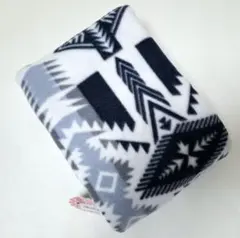 プリントフリース生地　ペンドルトン風/モノトーン　1枚