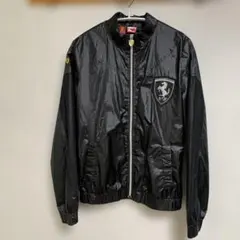 【希少/Y2K】PUMA×フェラーリ コラボジャケット 黒 M 平成レトロのサムネイル