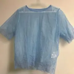 COLLAGE 半袖シャツ ライトブルー F