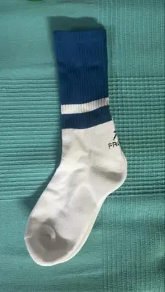 福助 fukuske 靴下 青、白