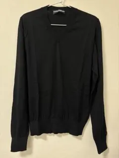 DOLCE&GABBANA Vネック ニット ブラック 44のサムネイル