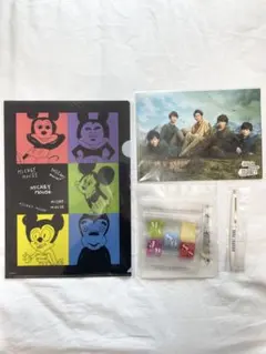 【新品未開封】嵐 展覧会 クリアファイル ジッパーバッグ ボールペン