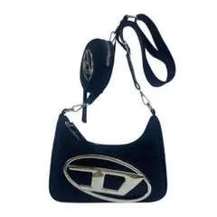 DIESELディーゼル新品ブラック ナイロン ショルダーバッグ