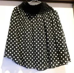 Rue de B リバーシブルスカート　ドット柄のサムネイル