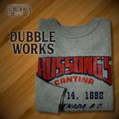 『crack◎』DUBBLEWORKS(ダブルワークス)プリントスウェット大きめ