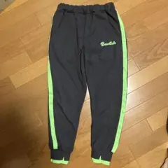 美品　Bewitch スウェットパンツ グレー/ネオングリーン