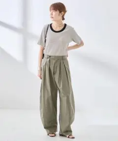 【美品】ジャーナルスタンダード L'ESSAGE ボーダー　サイズフリーのサムネイル