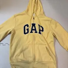 レア　GAP　ギャップパーカー平成ギャルy2k　ジップアップフーディ ロゴ黄色M
