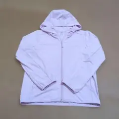 UNIQLO フード付きAIRismパーカー 春。夏140 ピンク