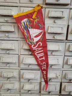 ソー・ステ・マリー カナダ　フェルトペナント●アメリカ古着（商品番号5358）