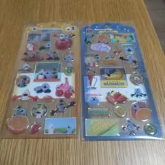 【未開封】パペットスンスン うるちゅるポップシール 2種