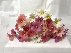 樹脂粘土コスモス（お好きな3組を組み合わせ）長さ20㎝