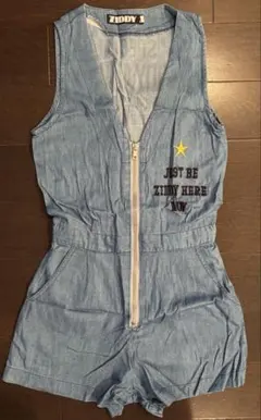ZIDDY デニム風オーバーオール　140