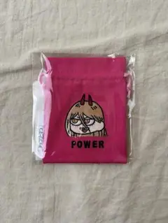 チェンソーマン　ジロリ　刺繍ミニ巾着　(パワー)