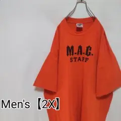 R62【US輸入】ジャージーズ　半袖Tシャツ【メンズ2X】オレンジ