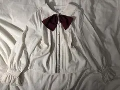 axes femme POETIQUE ボウタイ付きブラウス