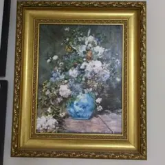ルノワール 額装品 複製画 花瓶の薔薇 - メルカリ