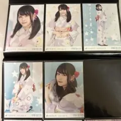 伊藤理々杏　2018.July-Ⅱ 浴衣　5種コンプ
