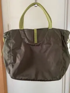 ブロンティベイパリス トートバッグ ブラウン‪✕‬グリーン