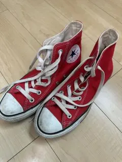 ALL STAR レッド ハイカットスニーカー 24cm
