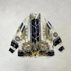 柄シャツ レトロ