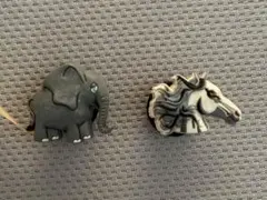 動物 ジビッツチャーム 2個セット