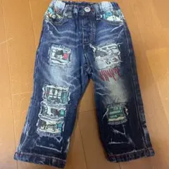 CONVEX キャラクター刺繍入りデニムパンツ ８０センチ