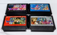 ドラゴンクエスト 1234 ドラクエ 4本セット ファミコン カセット FC