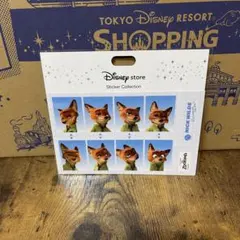 ディズニーストア ズートピア ニック 証明写真風 ステッカー シール