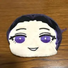 新品未使用　 鬼滅の刃　￼胡蝶しのぶ 顔デザインポーチ