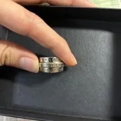 未使用】碌山×ムーミン 公式コラボリング ag925 15号 箱付 ルビー 