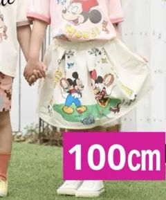 新品★100㎝リトシーLITTC レトロスカート　ディズニーミッキーミニーパニエのサムネイル