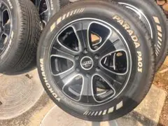 引取り限定　ハイエース用タイヤホイールセット　PARADA×MTSホイールのサムネイル