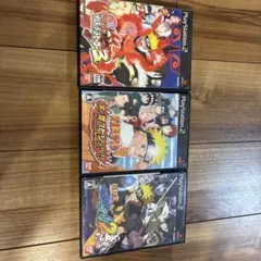 プレステーション2 NARUTO ゲームソフト 3点セット
