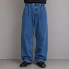 1990's DOCKERS 31×32 2タック デニム スラックスのサムネイル