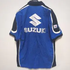 オフィシャル　Team suzuki 刺繍　XL シャツ　美品　スズキのサムネイル