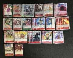 ワンピースカードゲーム　スモーカー赤緑　パンクハザード／海軍　デッキパーツ