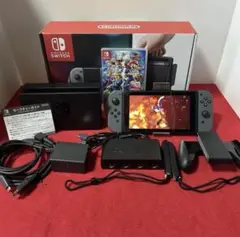 【極美品】ニンテンドースイッチ本体　大乱闘カセット付き