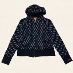 adidas アディダス ドット柄 フード付きパーカー M 小さめ ジャージのサムネイル