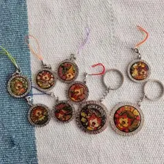 妖怪ウォッチ　ご当地キーホルダー ９個セット　通天閣　桜島　函館　大阪　w７系等