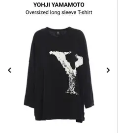 20aw B yohji yamamoto +noir 黒　Tシャツ