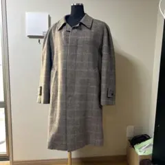 ROBERT チェック柄 ステンカラーコート