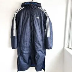 adidas ベンチコート ネイビー　160cm