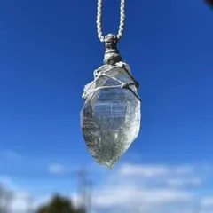 ヒマラヤ水晶 ルチルクォーツ ＊ マクラメペンダント ネックレス 28