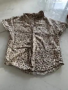 ヒョウ柄 半袖シャツ